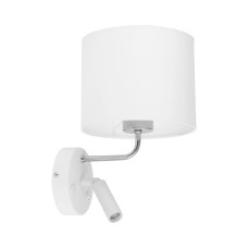 Бра, настінний світильник TK Lighting 4236 Richi E27+G9 1+1x15W+8W IP20 білий