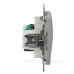 Подвійна комп'ютерна розетка Schneider Electric Sedna Design & Elements RJ45 кат. 5е UTP алюміній SDD113452