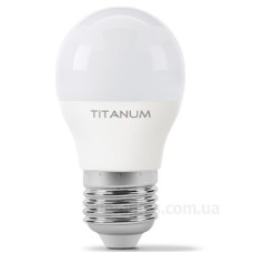 Світлодіодна лампа Titanum G45 E27 6Вт 3000K (TLG4506273) Світлодіодна лампа Titanum G45 E27 6Вт 3000K (TLG4506273)