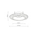 Точковий світильник TK Lighting 10573 Fira GU10 1x10W IP65 чорний