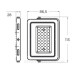 Прожектор з радіатором Eurolamp LED-FL-30(B) 30Вт 6500K