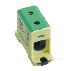Клема для Al+Cu Hager K150AE 25-150мм2 жовто-зелена