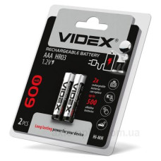 Акумулятор Videx AAA 600мАч (HR03/600/2DB) 1 шт Акумулятор Videx AAA 600мАч (HR03/600/2DB) 1 шт