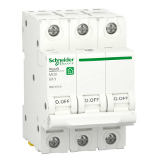 Автоматичний вимикач Schneider 6кА B 3p 10А Resi9 ( R9F02310 )
