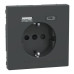 Розетка Schneider Electric D-Life MTN2367-6034 16А USB/Type-C 3А антрацит