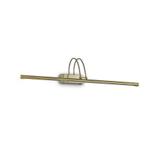 Бра, настінний світильник Ideal Lux 121147 Bow LED 1x8W 3000K 1050Lm IP20 латунний