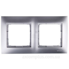 Подвійна рамка Kontakt Simon Simon 54 Premium DR2/43 (срібло)