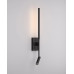 Бра, настінний світильник Kloodi WA-KELLY 634 3K BK LED 2x9W+3W 150Lm IP20 чорний