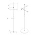 Торшер Pikart 5089 Mals E27 5x60W IP20 латунний Торшер Pikart 5089 Mals E27 5x60W IP20 латунний