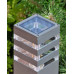 Вуличний світильник Goldlux 316189 Teksas E27 1x12W IP44 графітовий