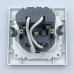 Розетка EL-BI VEGA білий мат 1-на з заземленням + 2USB (Type C+A) 2A ( 510-016200-334 )