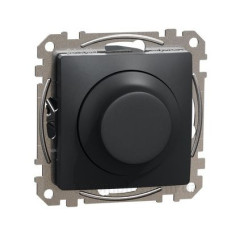 Поворотний світлорегулятор Schneider Electric Sedna Design & Elements RC 3-370 Вт чорний SDD114501