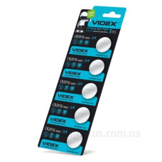 Літієва батарея Videx CR2016 (CR2016 5pc) 5 шт