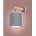 Бра, настінний світильник TK Lighting 4110 Deva E27 1x15W IP20 сірий