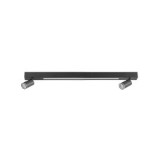 Світильник стельовий Goldlux 327383 Paris GU10+LED 3x10W+24W 4000K 1800Lm IP20 чорний