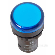 Синій LED індикатор Schrack BZ501212ME 24В AC/DC Синій LED індикатор Schrack BZ501212ME 24В AC/DC