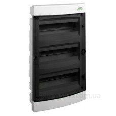Вбудований модульний щиток NOARK PNF 36T прозорі дверцята 3x12м IP40 (101516)