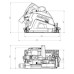 Циркулярна заглибна пила Metabo KT 66 BL 165мм 5000об/хв (601166000)