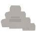 Торцева секція Schrack IK680203 для клем типу PUK3T