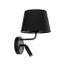 Бра, настінний світильник TK Lighting 11392 Maja E27+G9 1+1x15W+8W IP20 чорний