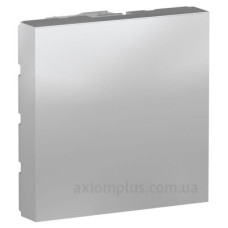 Заглушка Schneider Electric NU986630 для розетки 45х45 (алюміній)