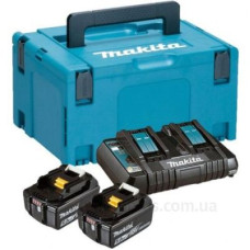 Набір акумуляторів Makita 197629-2 LXT (BL1850Bx2 DC18RD Makpac3) Набір акумуляторів Makita 197629-2 LXT (BL1850Bx2 DC18RD Makpac3)
