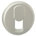 Накладка телефонної розетки Legrand Celiane (068537) RJ-11/RJ-12 (титан)