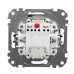 Двоклавішний вимикач Schneider Electric Sedna Design & Elements з підсвіткою чорний SDD114105L