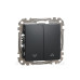 Вимикач для жалюзі Schneider Electric Sedna Design & Elements чорний SDD114104 Вимикач для жалюзі Schneider Electric Sedna Design & Elements чорний SDD114104