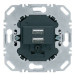 Подвійна USB розетка Berker 260205 (антрацит)