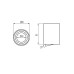 Точковий світильник Kanlux 28784 Bord One GU10 1x10W IP20 білий