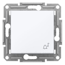 Вимикач кнопковий «звонок» Schneider Electric Asfora без рамки білий (EPH0870121)
