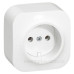 Розетка 2К Legrand Forix біла