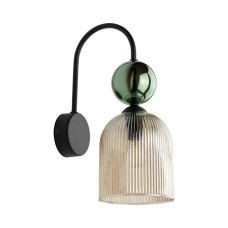 Бра, настінний світильник TK Lighting 11143 Sophia E14 1x10W IP20 зелений