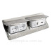 Лючок із висувним блоком Legrand 54013 8М (алюміній)