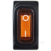 Перемикач Аско-Укрем KCD3-101NW YL/B (0-I) IP54 з підсвічуванням жовтий (A0140040037)