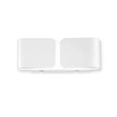 Бра, настінний світильник Ideal Lux 49236 Clip G9 2x40W IP20 білий