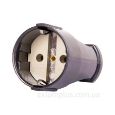 Штепсельне гніздо E.Next e.socket.003.16.black 16А чорна із заземленням (p017004) Штепсельне гніздо E.Next e.socket.003.16.black 16А чорна із заземленням (p017004)