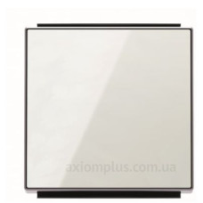 Одинарна клавіша вимикача ABB Sky 2CLA850100A2101 8501 CB (біле скло)
