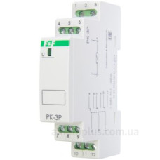 Допоміжне реле F&F PK-3P-230V 230В AC 2х8 А