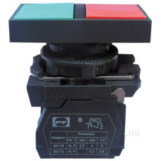 Кнопка Promfactor FP5-AL8325 1NO 1NC зелено-червона (FP5-AL8325)