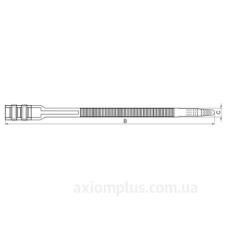 Кабельна стяжка E.Next e.ct.uv.260.9, 260х9мм Кабельна стяжка E.Next e.ct.uv.260.9, 260х9мм
