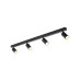 Світильник поворотний, спот TK Lighting 10635 Amis GU10 4x10W IP20 чорний