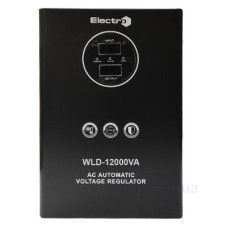 Стабілізатор напруги ElectrO WLD12 12кВА 44,2А настінно-напольний Стабілізатор напруги ElectrO WLD12 12кВА 44,2А настінно-напольний