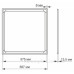 LED панель Videx Art 40Вт 4100K (VL-PA404W)