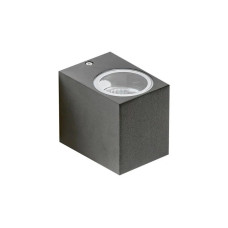 Вуличний світильник Azzardo AZ4311 Rimini Square GU10 1x35W IP54 темно-сірий Вуличний світильник Azzardo AZ4311 Rimini Square GU10 1x35W IP54 темно-сірий