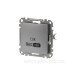 Розетка USB Schneider Electric Sedna Design & Elements A+C 3A 45Вт алюміній SDD113404