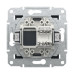 Розетка Schneider Asfora антрацит комп'ютерна RJ45 Cat.5E STP ( EPH5000171 )