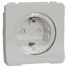 Розетка Schneider Electric MUR39134 із з/к та шторками IP55 (біла)