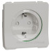 Розетка Schneider Electric MUR39134 із з/к та шторками IP55 (біла)